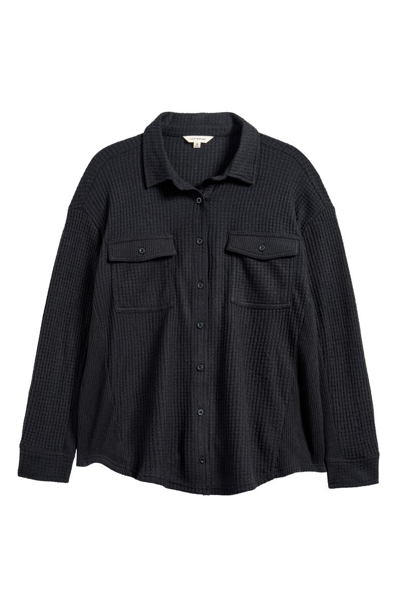 Lucky Brand Cloud Waffle Button-Up Shirt, Alternate, color,