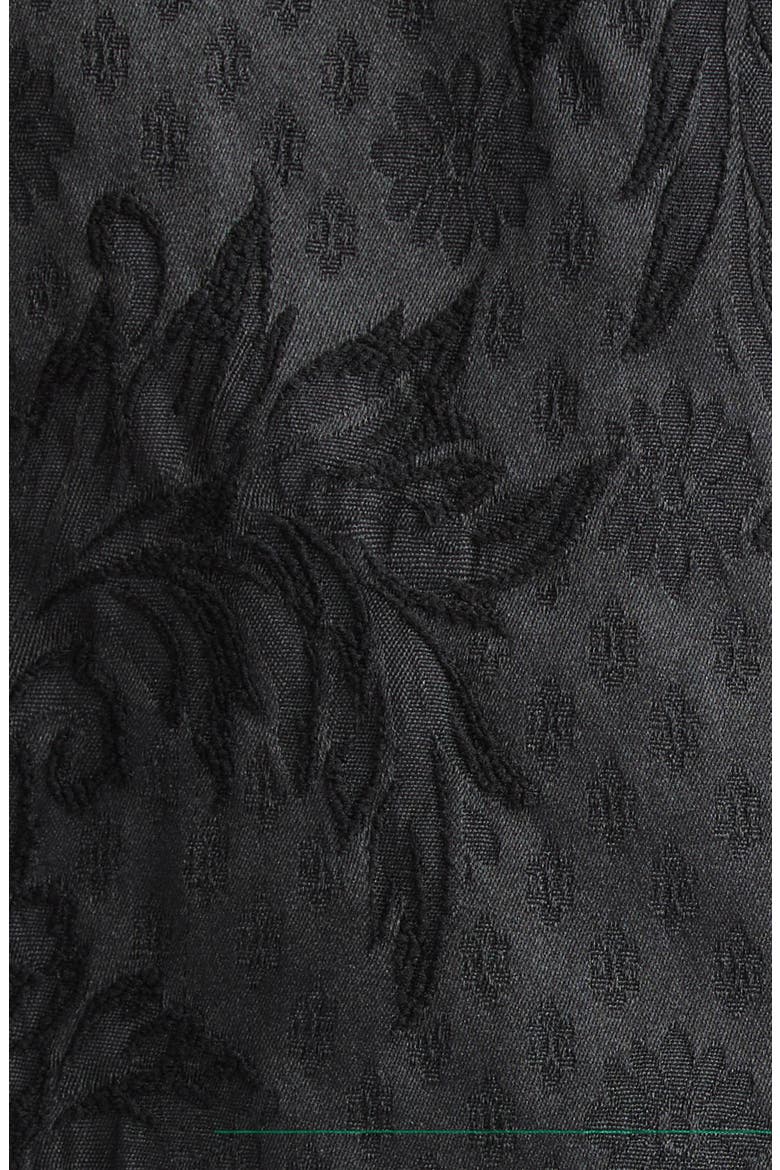 Bodie Floral Jacquard Jacket, Alternate, color, BLACK