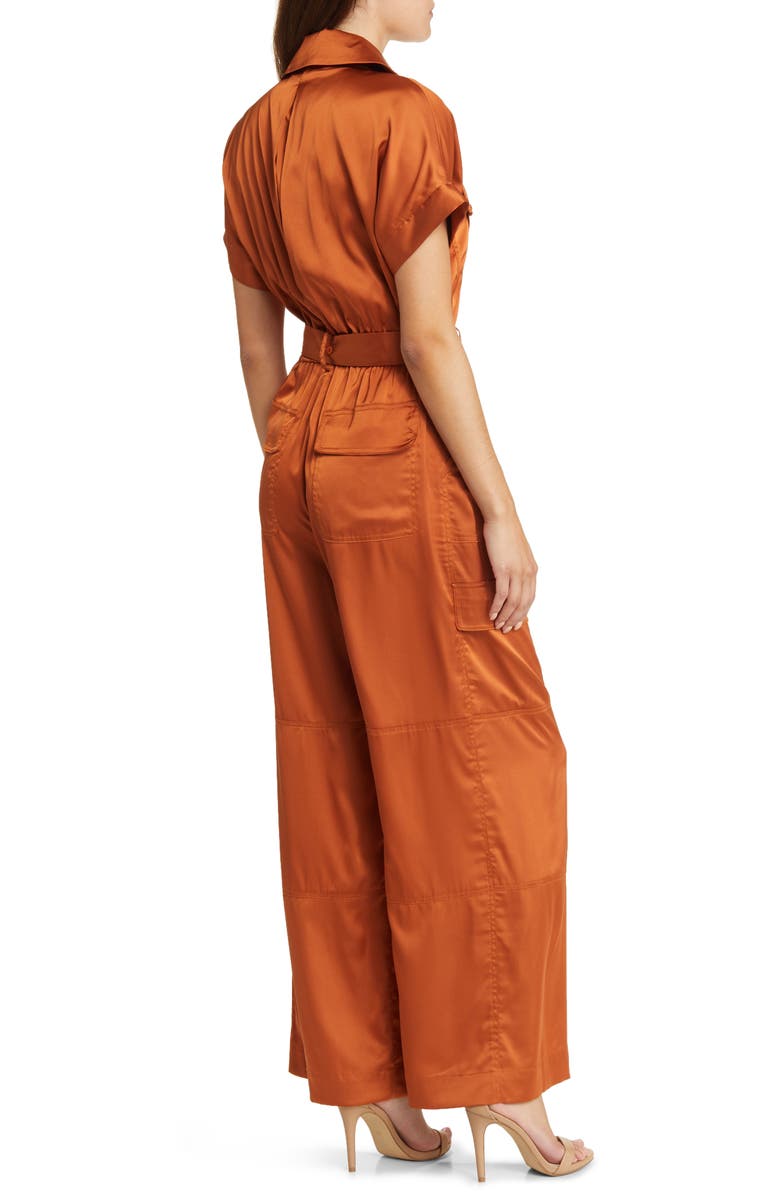 Hutch Kerrigan Satin Utility Jumpsuit, Alternate, color,