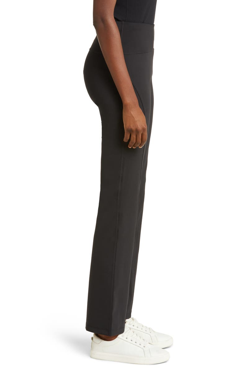 Zella High Waist Zip Cuff Flare Pants, Alternate, color,