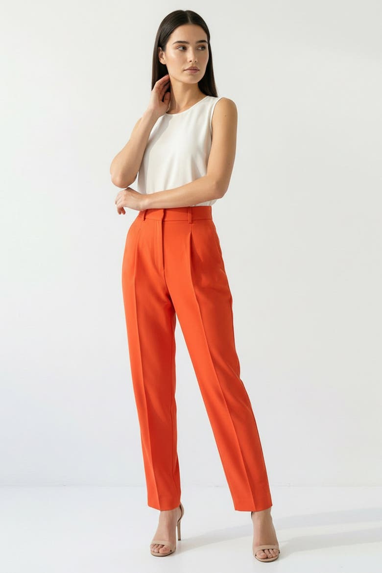 Slouch Trousers, Alternate, color, Red