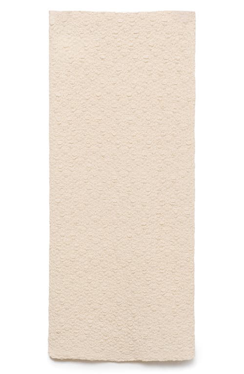 Mango Textured Knit Maxi Skirt In Neutral