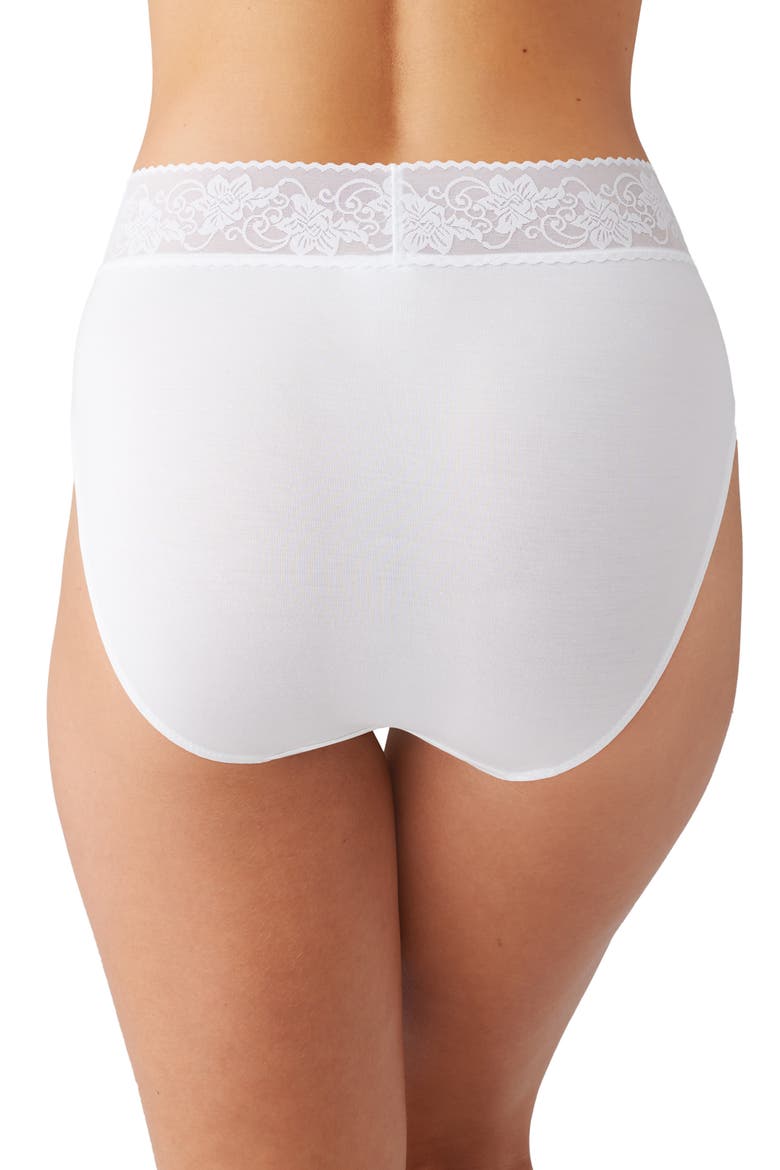 Comfort Touch High Leg Briefs, Alternate, color, WHITE