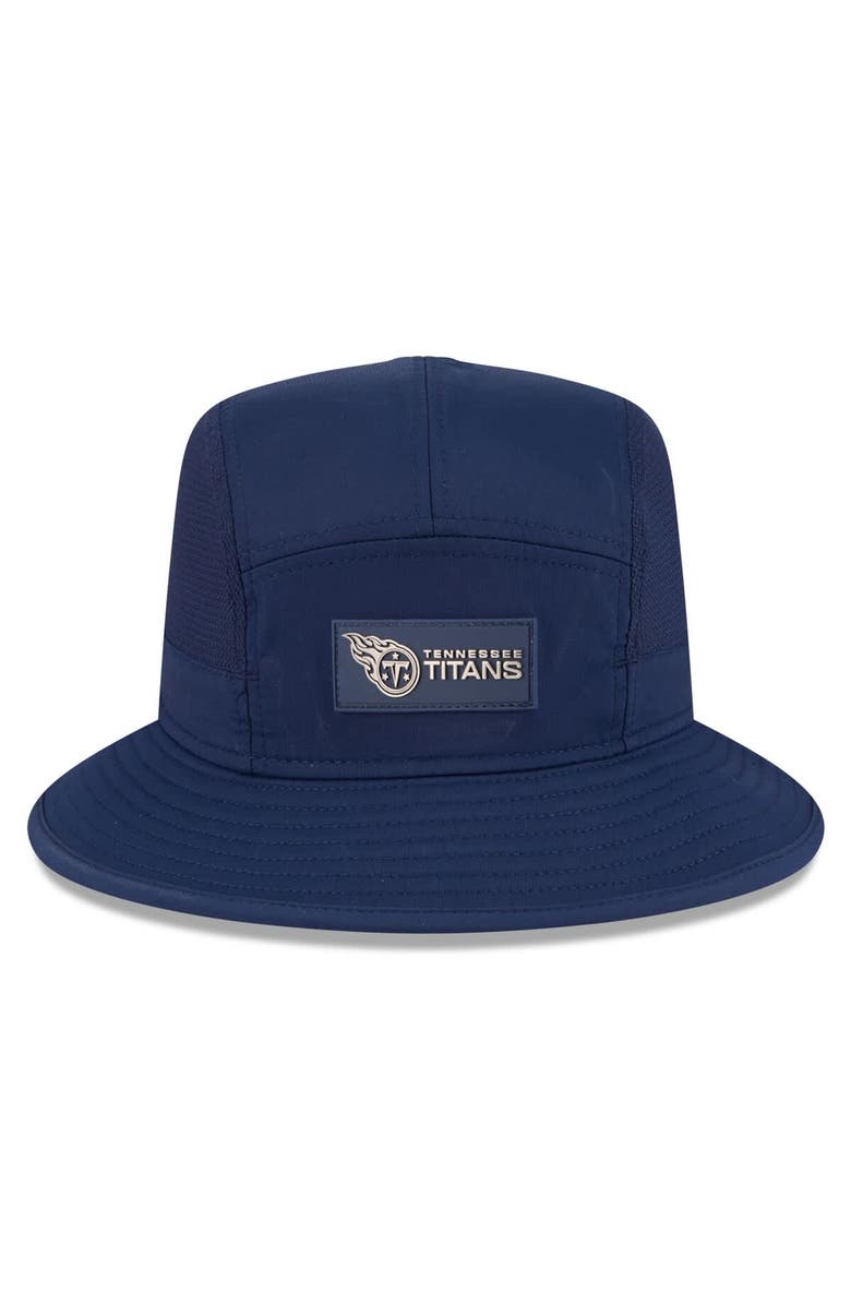 New Era Men's New Era Navy Tennessee Titans 2025 Sideline Bucket Hat, Alternate, color, Navy