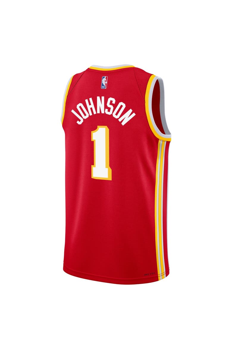 Youth Nike Jalen Johnson Red Atlanta Hawks Swingman Jersey - Icon Edition, Alternate, color, Red