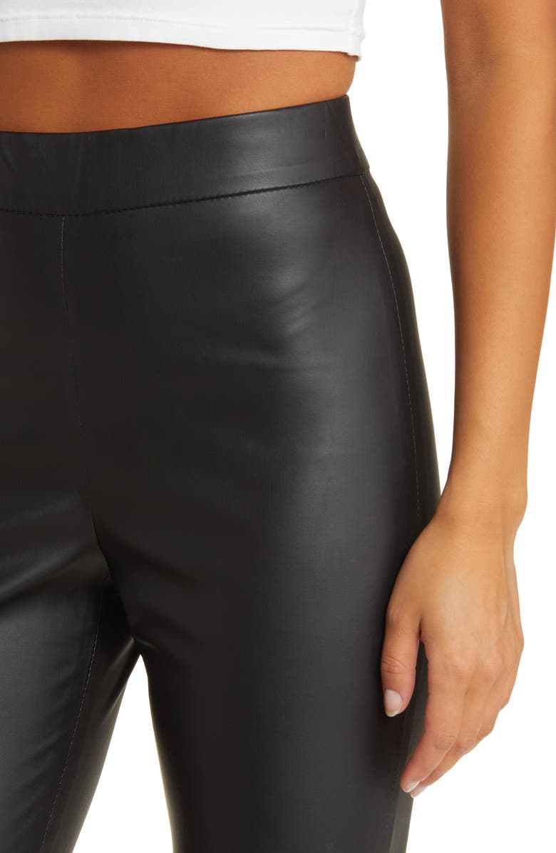 BLANKNYC Hoyt Mini Bootcut Faux Leather Pants, Alternate, color, 