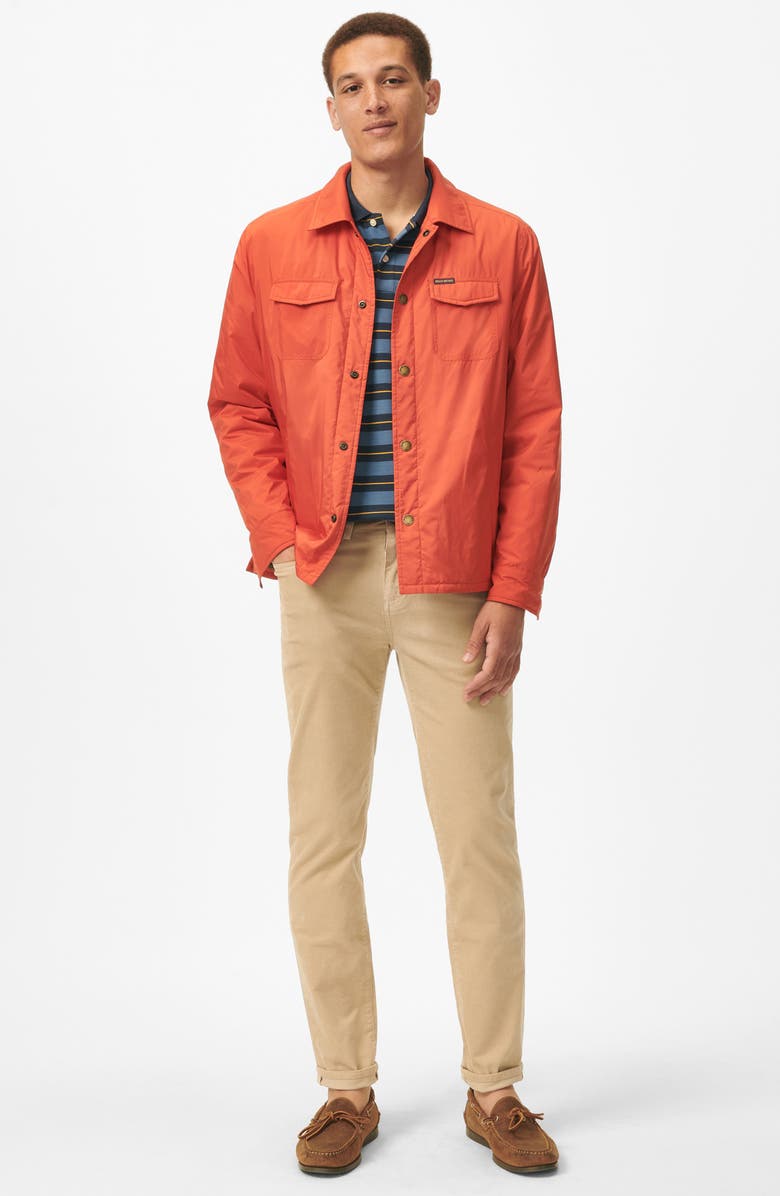 Brooks Brothers Shirt Jacket, Alternate, color, Orange