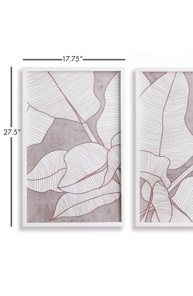 Napa Home & Garden Palm Leaf Prints Set of 2, Alternate, color, 