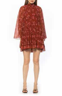 Alexia Admor Pamela Long Sleeve Shift Dress