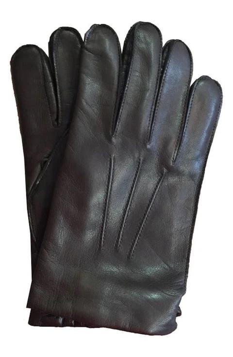 Peter Cashmere Lined Leather Gloves