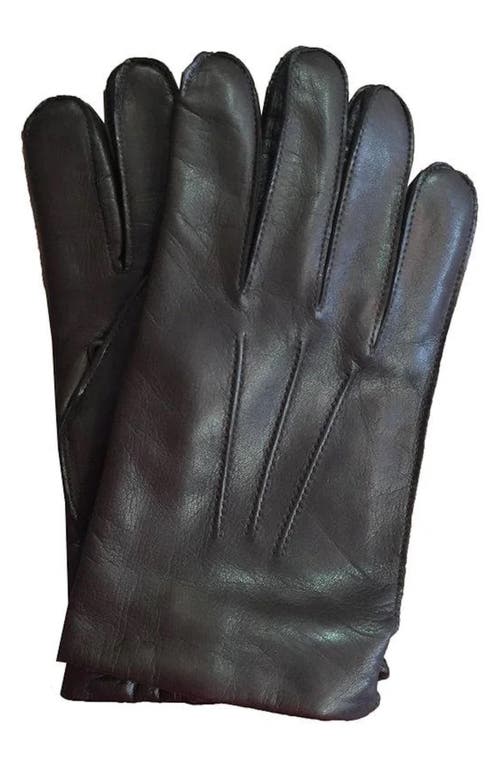 Paula Rowan Peter Cashmere Lined Leather Gloves in Brown  product