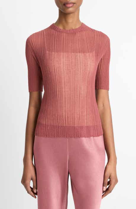 Vince Double Layer Rib Top