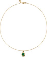 Monica Vinader Birthstone Locket Pendant Necklace