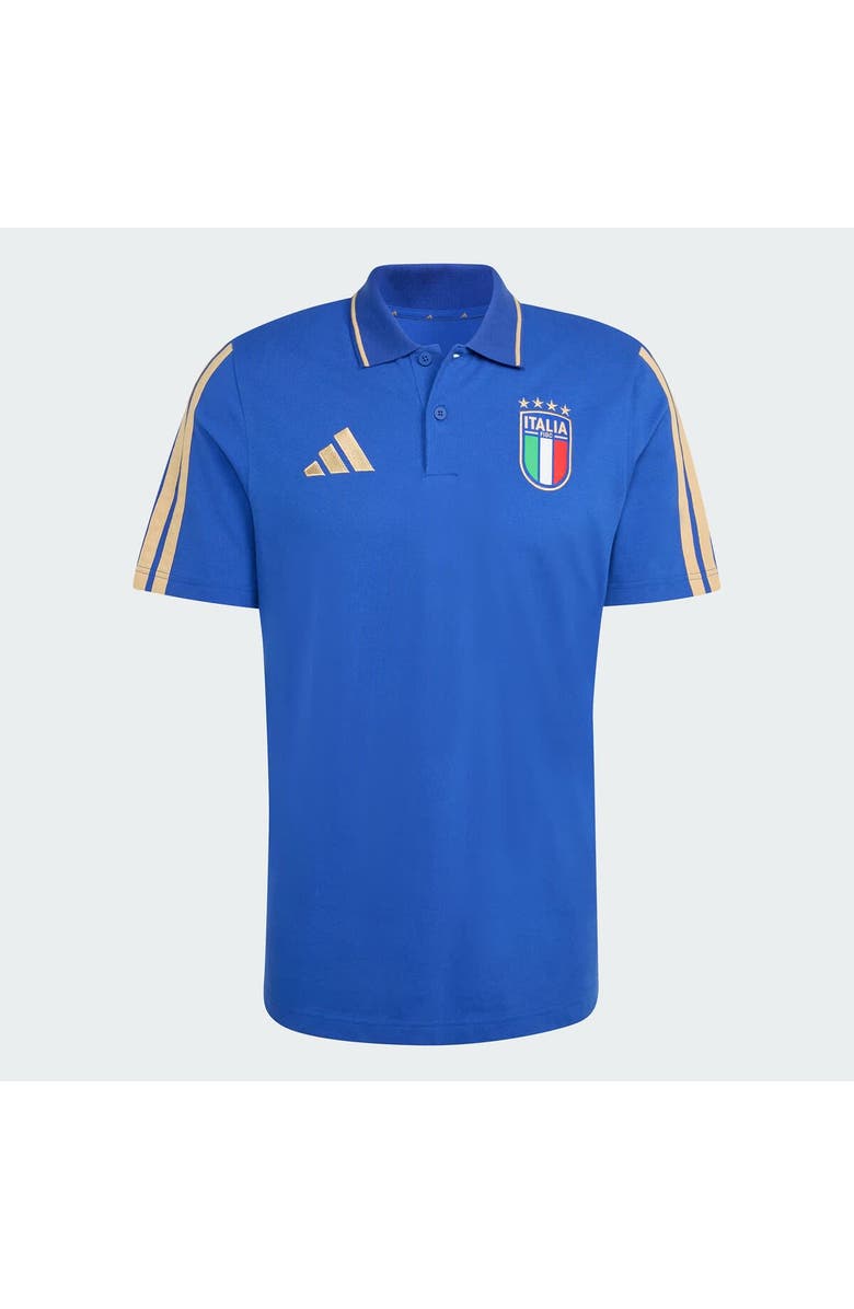 adidas Men's adidas  Blue Italy National Team FIFA x World Cup Alphaskin Polo, Alternate, color, Blue