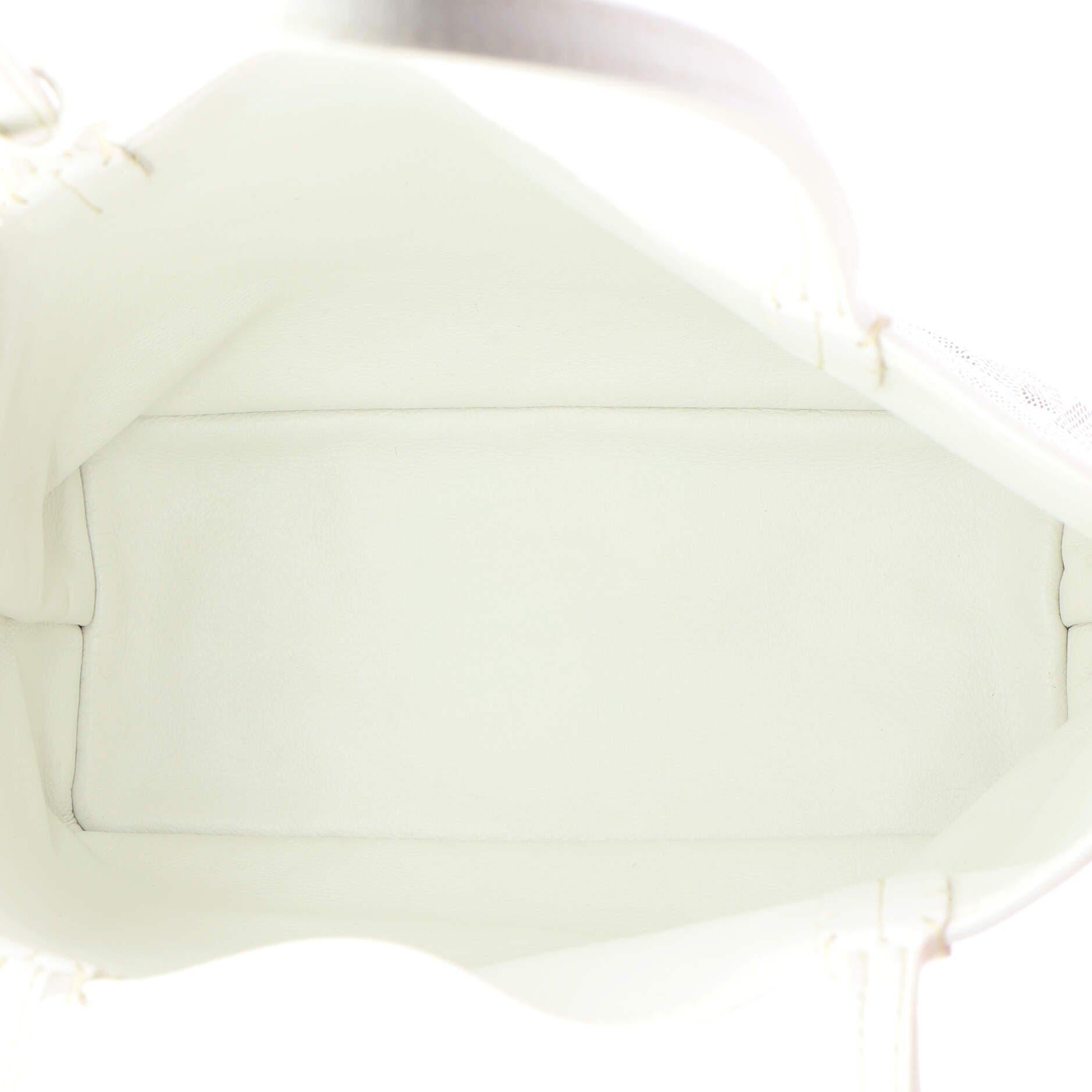 Pre-Owned Goyard Anjou Reversible Tote Coated Canvas Mini, Alternate, color, White