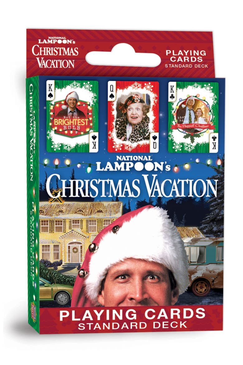 Christmas Vacation Playing Cards, Main, color, Multicolor
