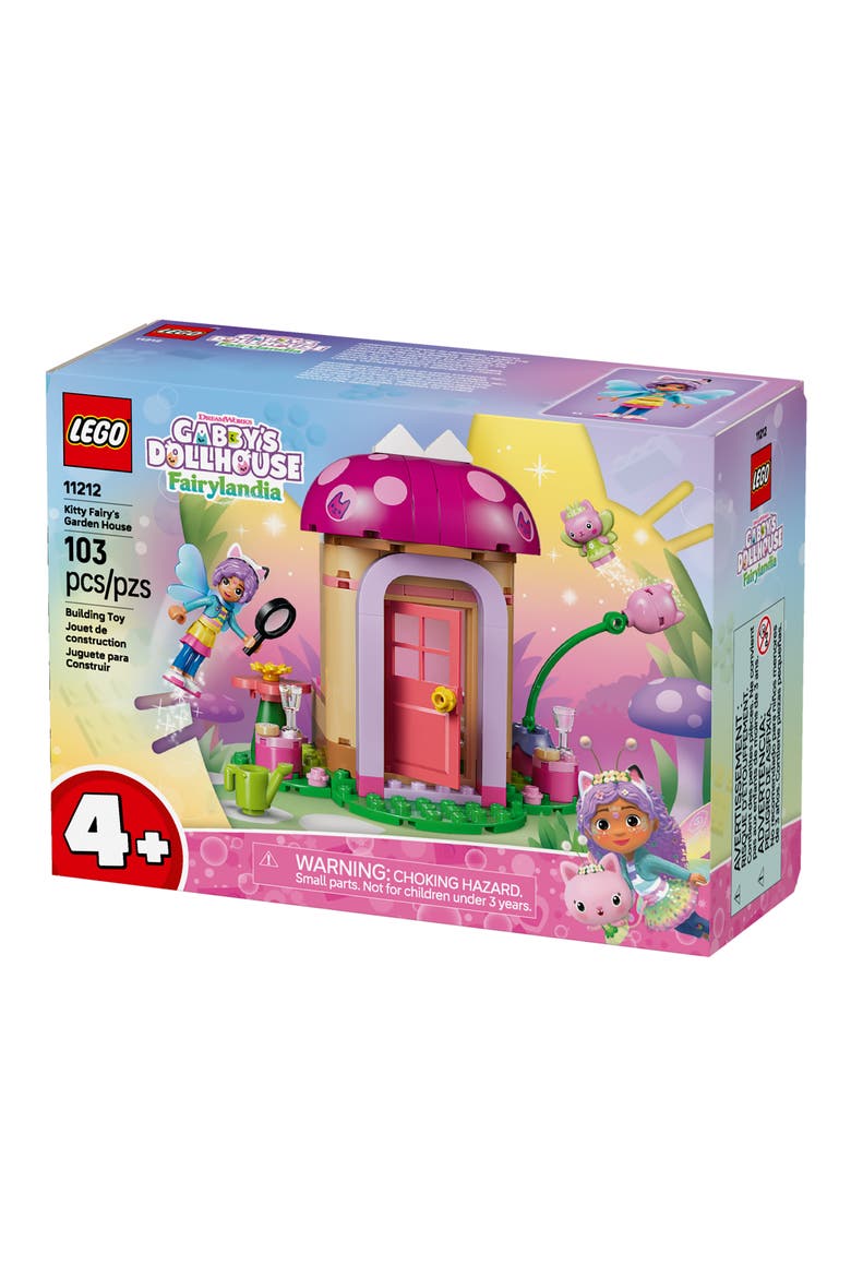 Gabby's Dollhouse Fairylandia Kitty Fairy's Garden House Building Set - 11212, Alternate, color, MULTI