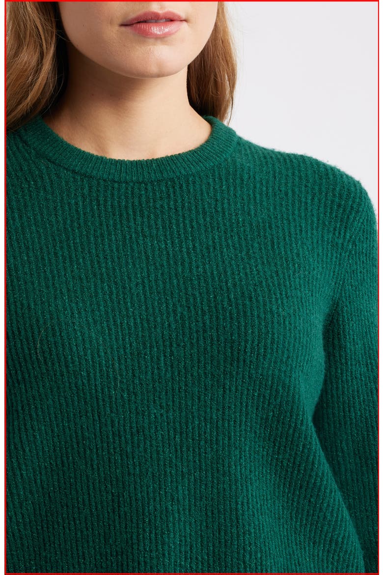 Vhari Rib Knit Top, Alternate, color, 30-EVERGREEN