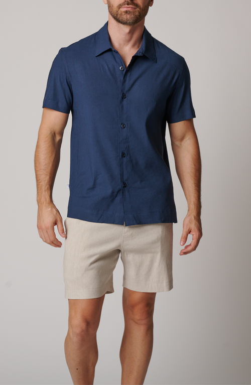 Leisure Lab Laid Back Linen Short In Beige