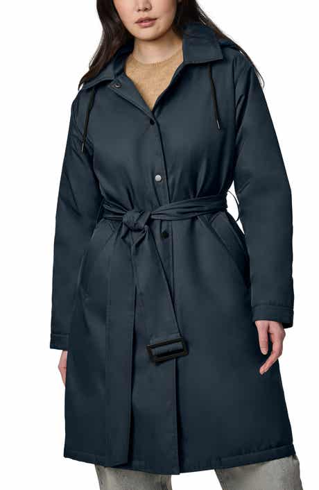 Bernardo Hooded Raincoat
