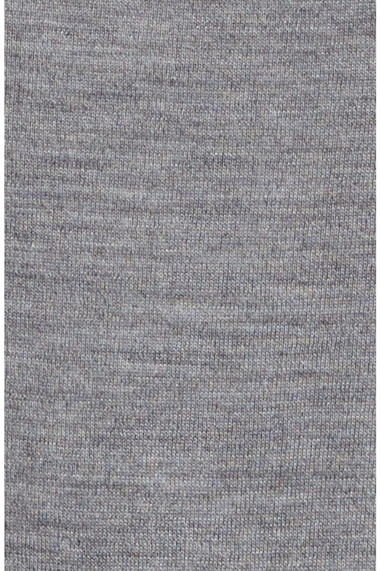Ami de Coeur Merino Wool Cardigan, Alternate, color, GRIS CHINE/ NOIR