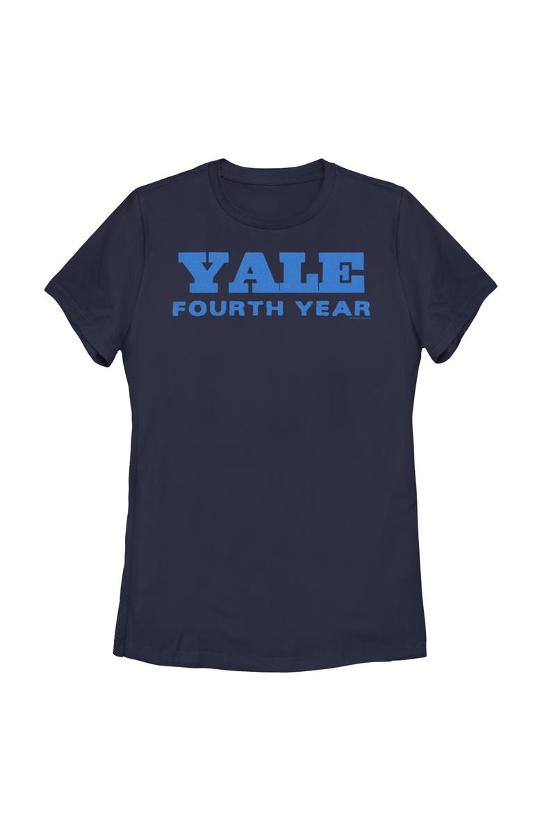 Yale University Women's Yale University Four Year Logo Graphic T-Shirt, Main, color, Navy Blue