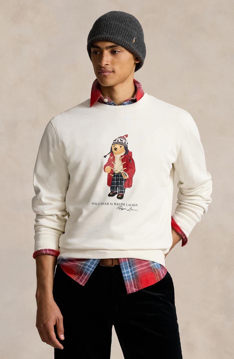 Polo Ralph Lauren Polo Bear Fleece Sweatshirt, Alternate, color, 