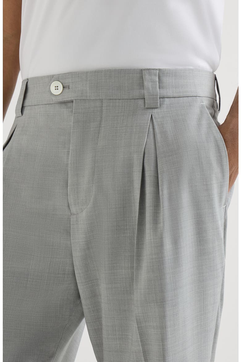 Trousers with tee holder, Alternate, color, Pearl