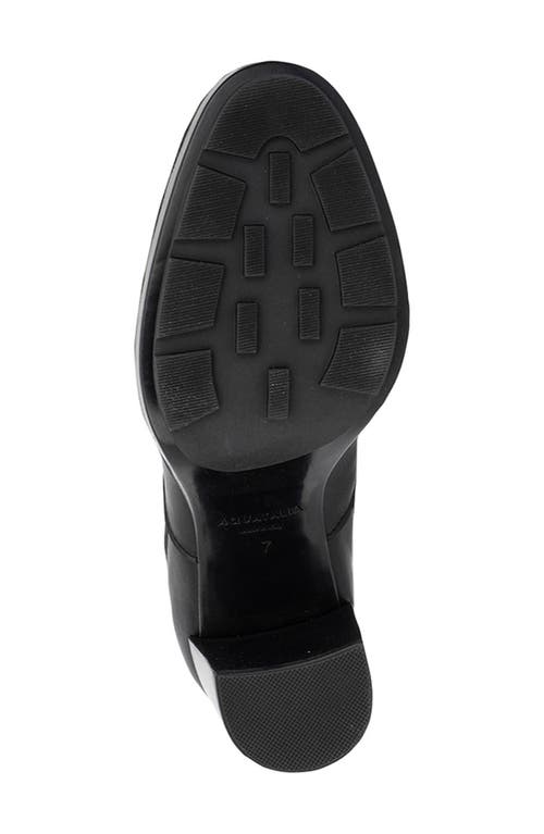 Aquatalia Iole Quilted Lace-up Bootie In Black