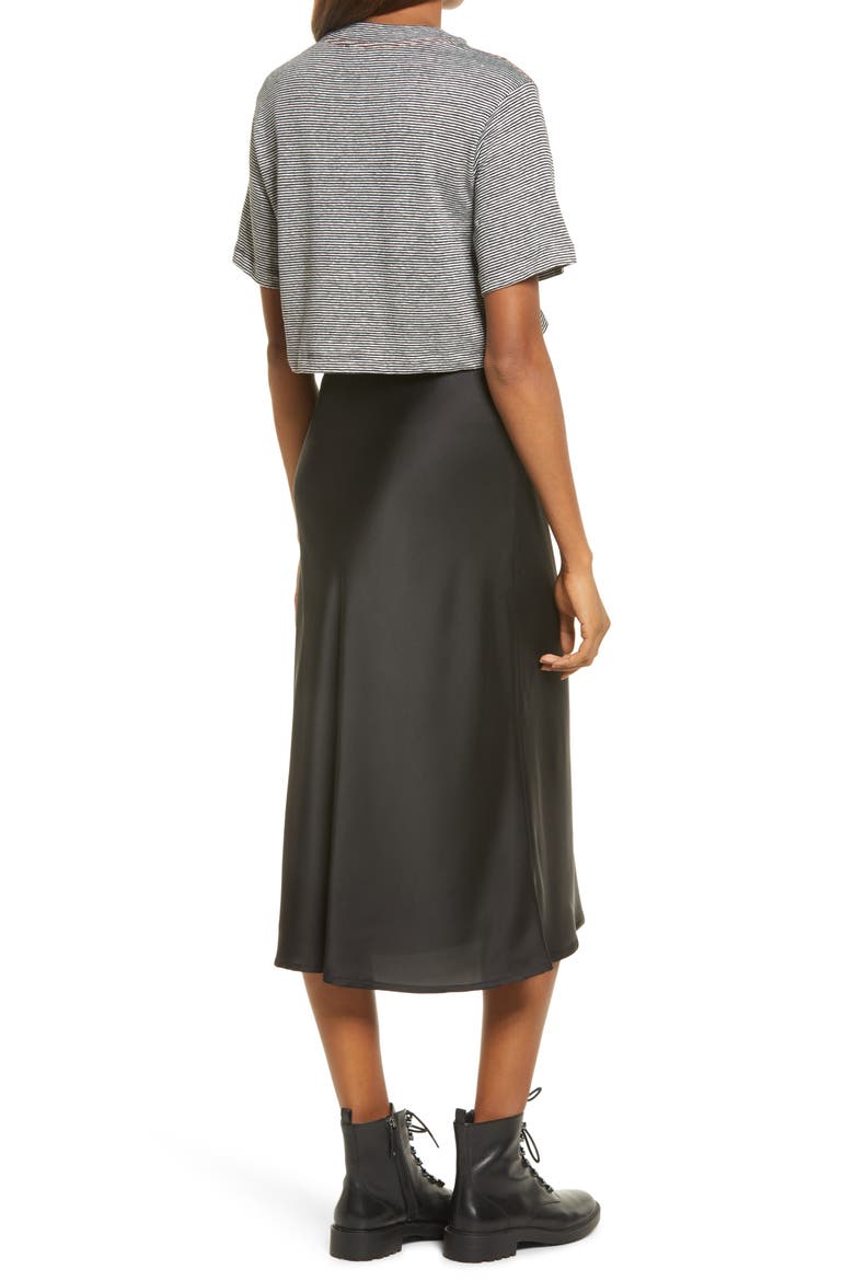 Benno Top & Slipdress, Alternate, color, CHALK WHITE/ BLACK