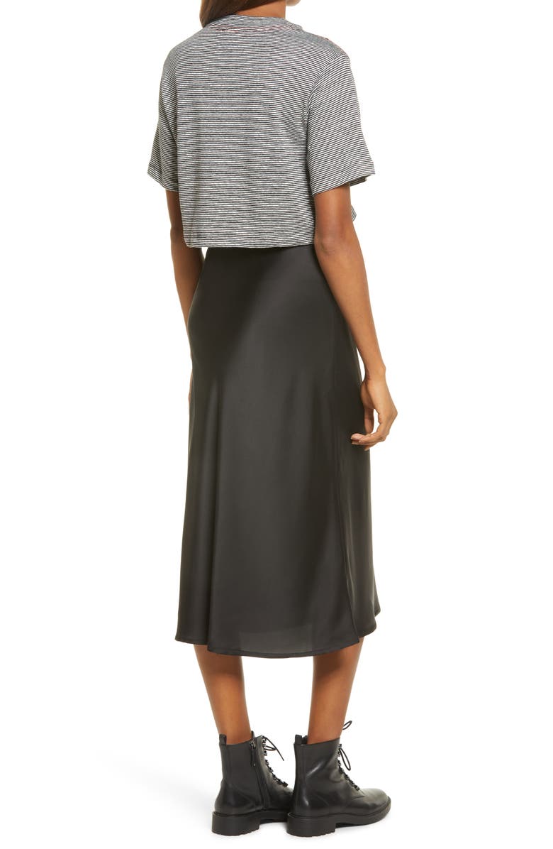 AllSaints Benno Top & Slipdress, Alternate, color,