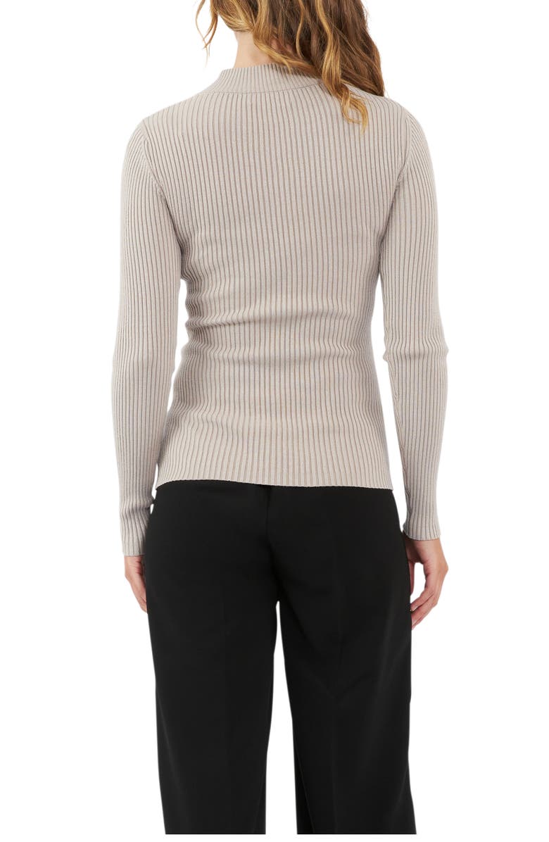 Ripe Maternity Lift Up Nursing Knit Stone, Alternate, color, Stone