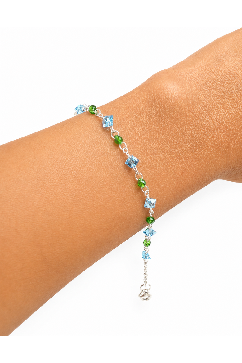 Ocean Mist Multi-Stone Bracelet, Alternate, color, Blue