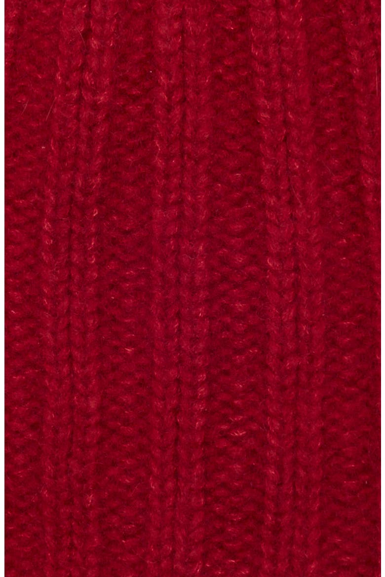 Bhaltair Cashmere & Silk Rib Beanie, Alternate, color, CLOUD ROUGE HE4389