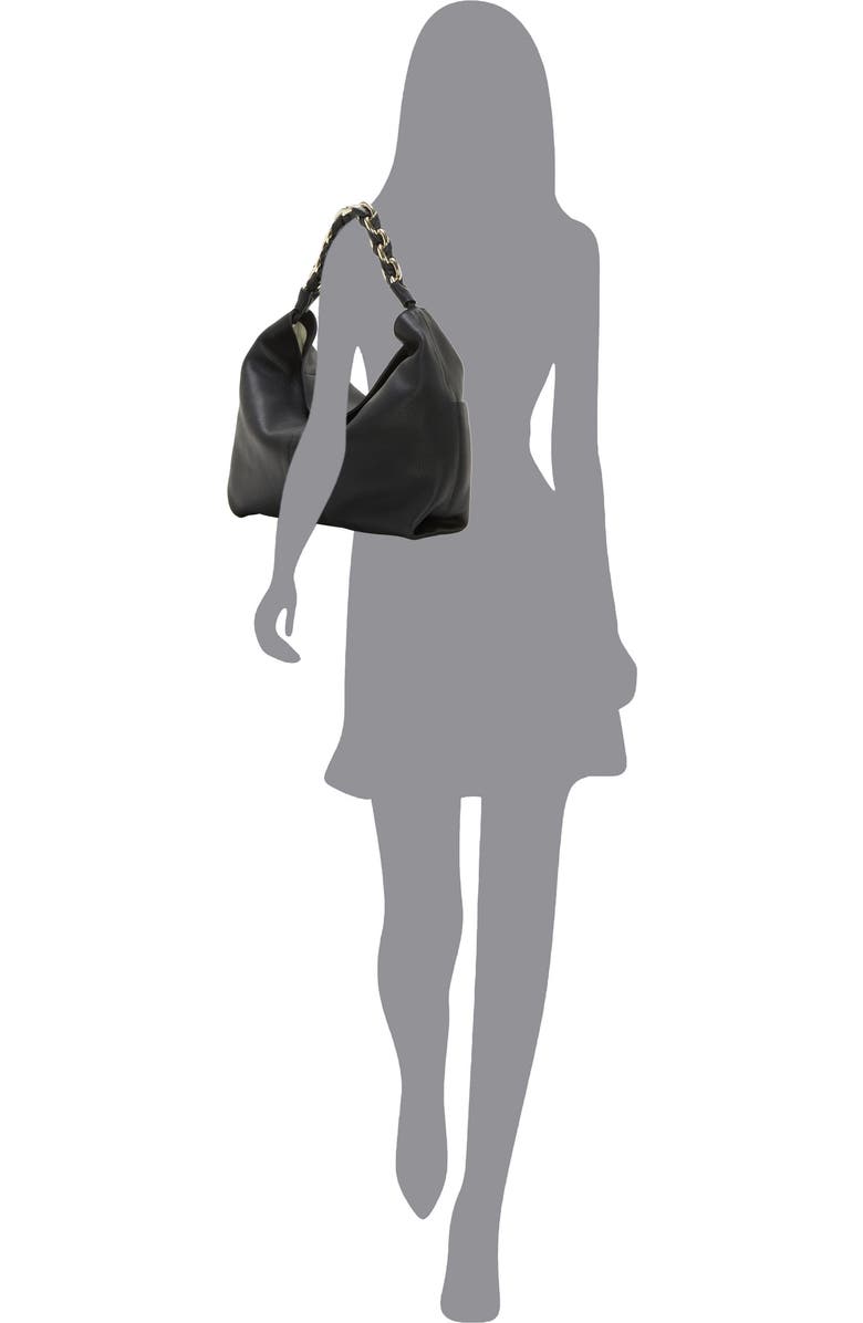 Vince Camuto Lyona Leather Hobo Bag, Alternate, color,