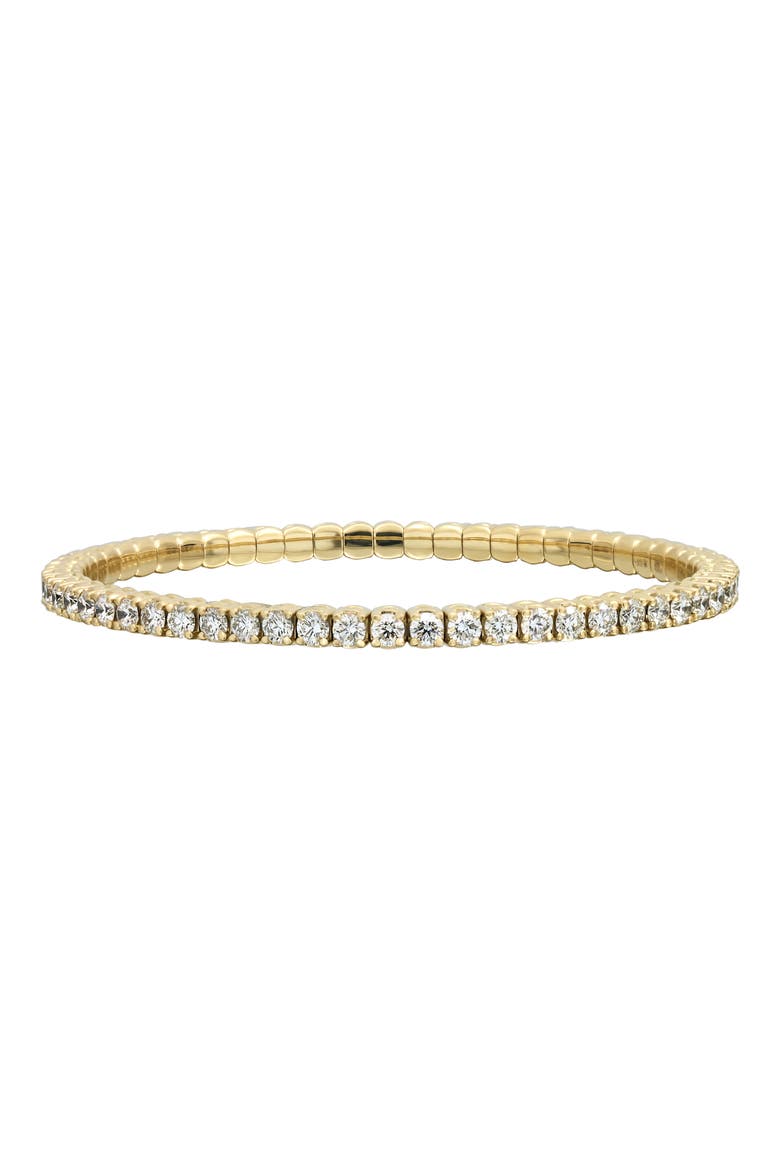 Audrey Diamond Stretch Bracelet, Main, color, 18K YELLOW GOLD