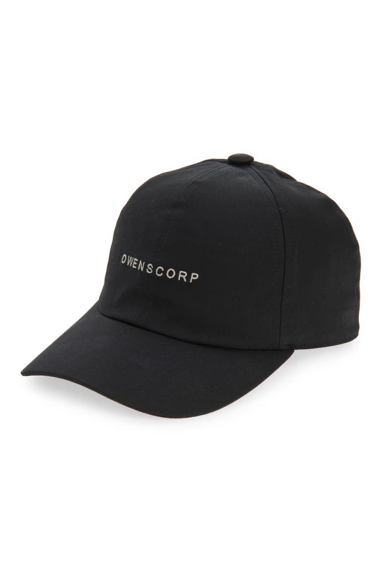 Logo Embroidered Snapback Baseball Cap, Main, color, BLACK/ PEARL