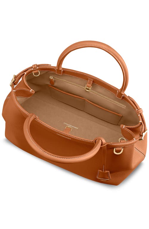 Maison De Sabre Palais Belting Large Tote Bag In Brown