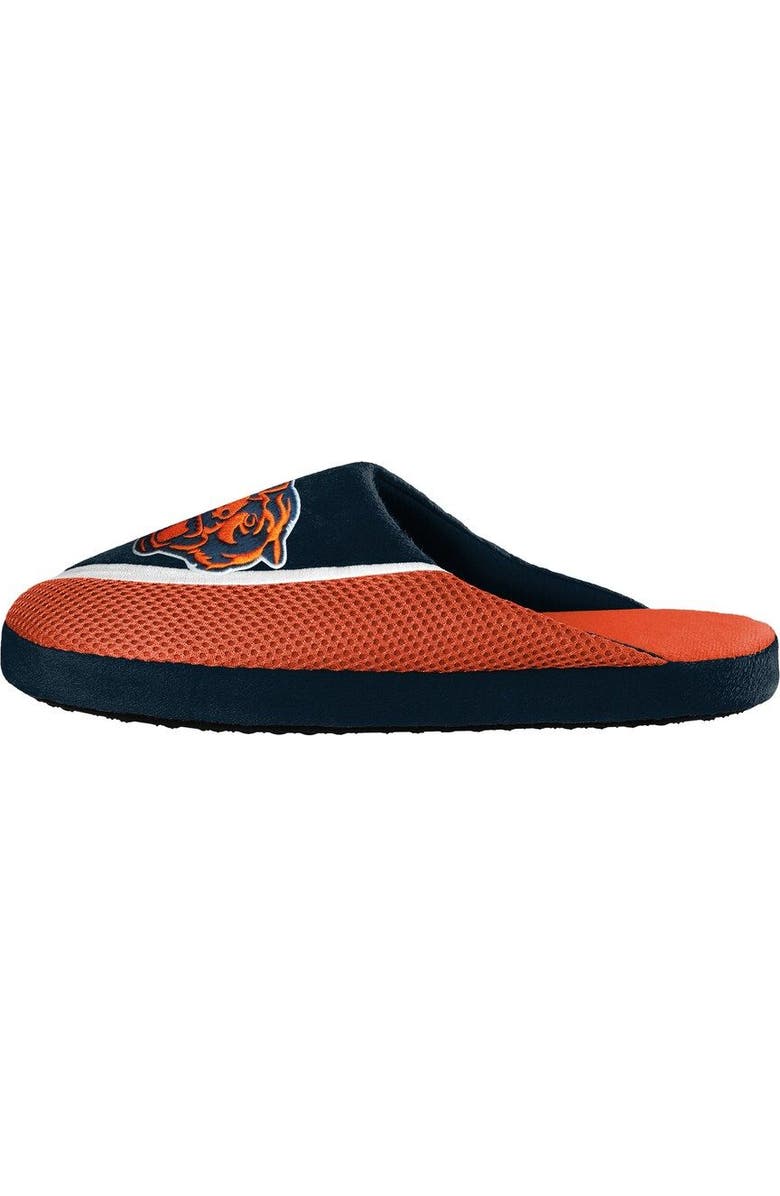 FOCO Men's FOCO Chicago Bears Big Logo Color Edge Slippers, Alternate, color,