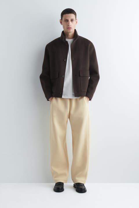 Scuba Knit Relaxed-fit Barrel-leg Joggers
