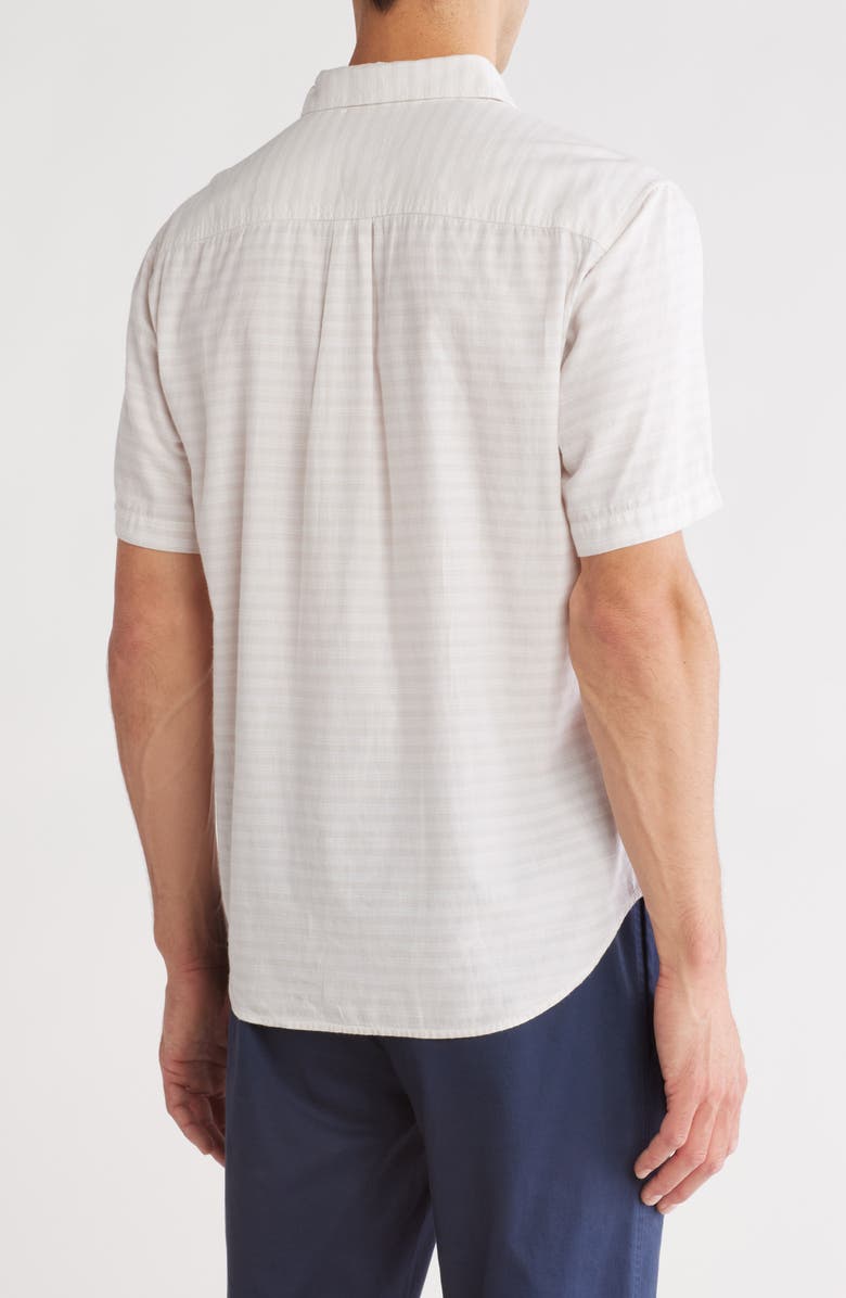 Tommy Bahama Zen Stripe Button-Up Shirt, Alternate, color, Abalone