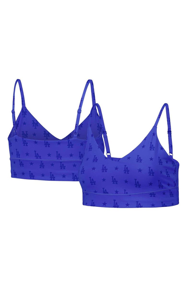 Terez Women's Terez Royal Los Angeles Dodgers Active Bra, Main, color, Royal