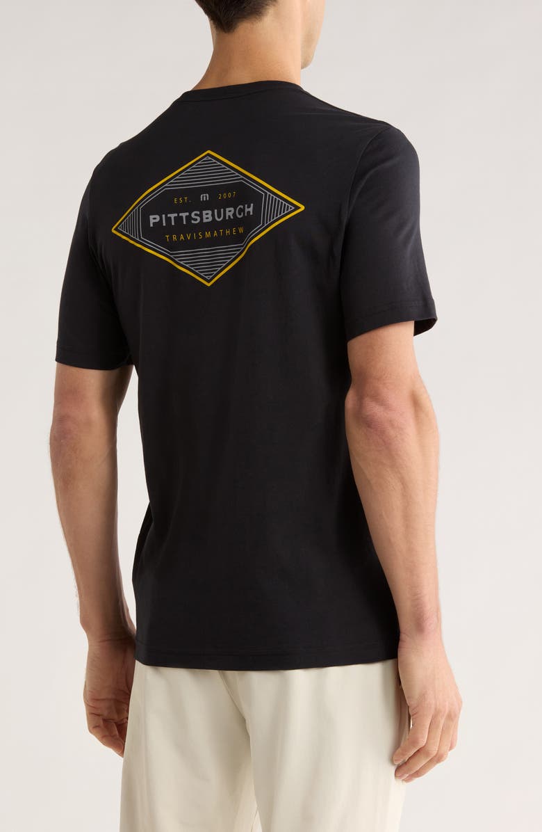 TravisMathew Tropic Thunder Cotton Graphic T-Shirt, Alternate, color, Black