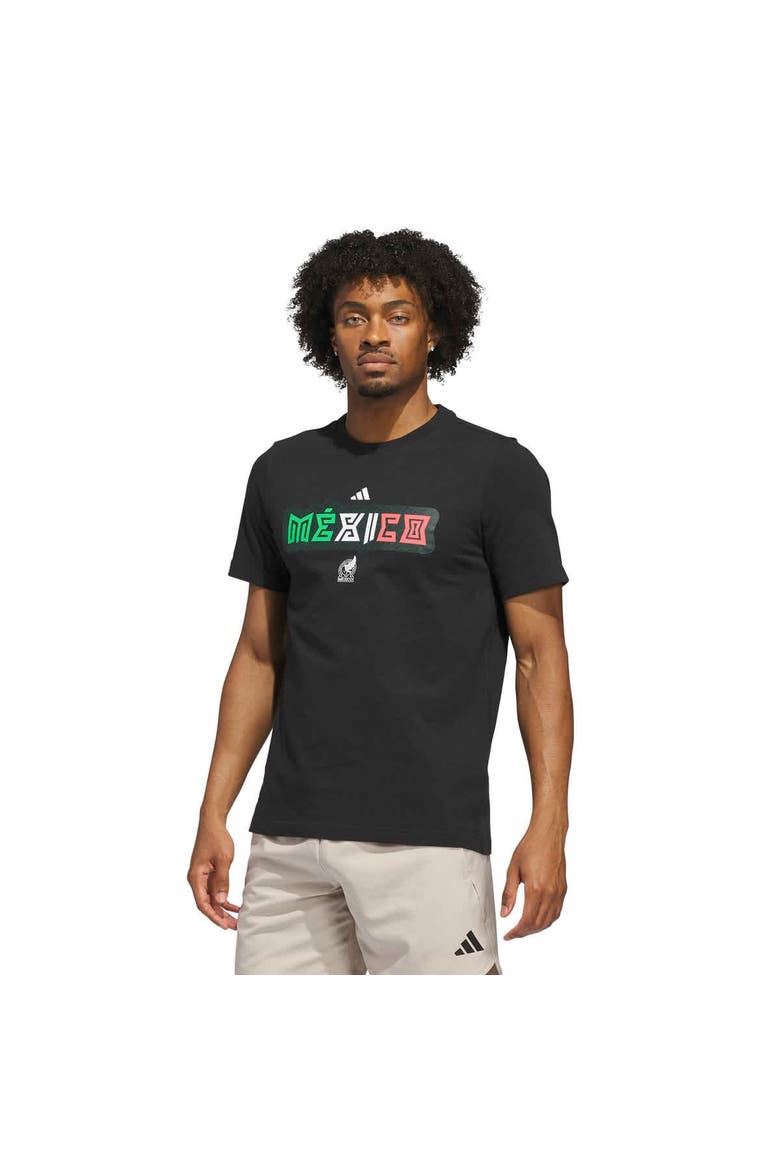 Men's adidas Black Mexico National Team Jersey Hook T-Shirt, Alternate, color, Black