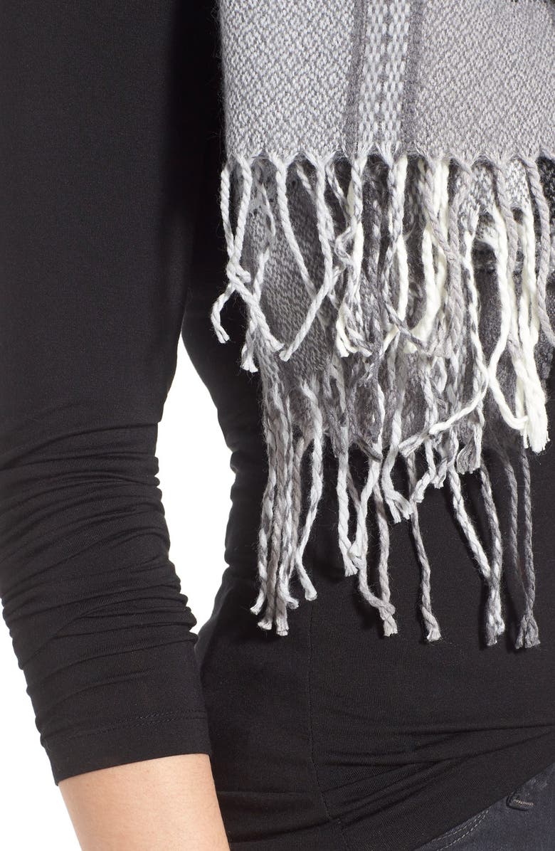 Nordstrom Plaid Blanket Wrap, Alternate, color, 