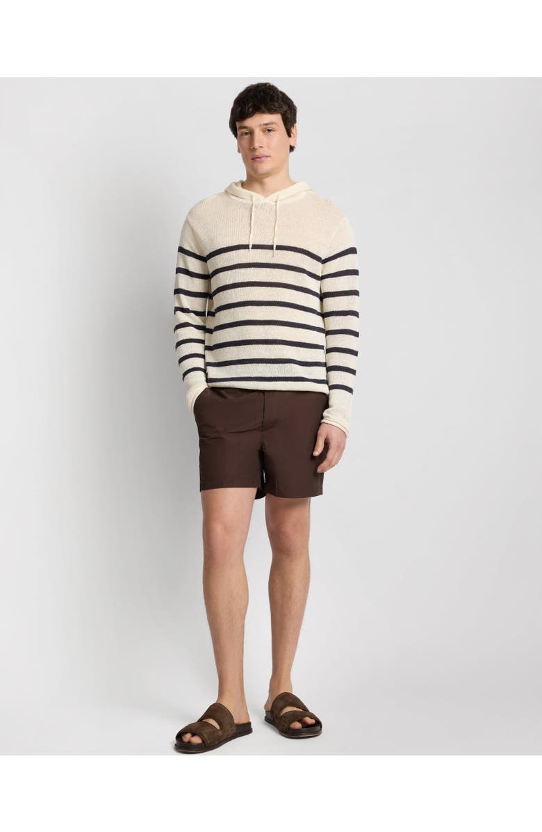 Onia Frank Hooded Sweater, Alternate, color, Midnight/Egret