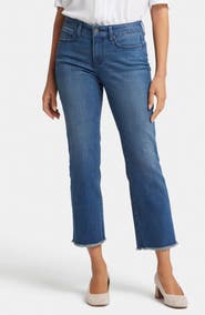 NYDJ Marilyn Frayed Hem Crop Jeans