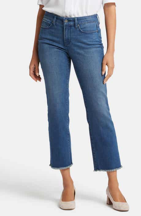 NYDJ Marilyn Frayed Hem Crop Jeans