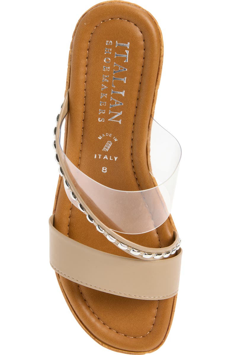 ITALIAN SHOEMAKERS Madge Wedge Sandal, Alternate, color, Taupe