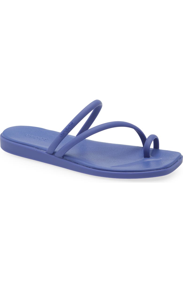 CROCS Miami Toe Loop Sandal, Main, color, Sapphire